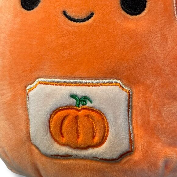 Squishmallows Plush Misha Pumpkin Candle Autumn Fall Halloween Gift Orange 8" - Picture 4 of 12
